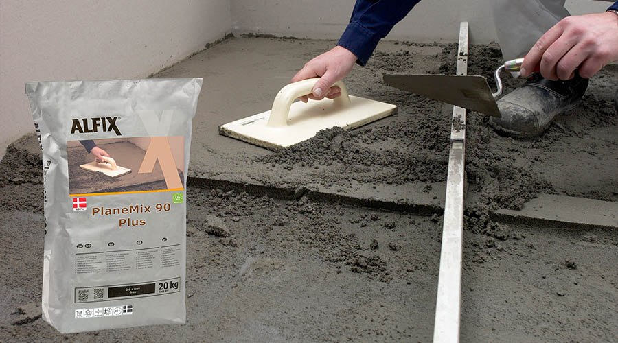 NEW LOW-CARBON SCREEDING MORTAR