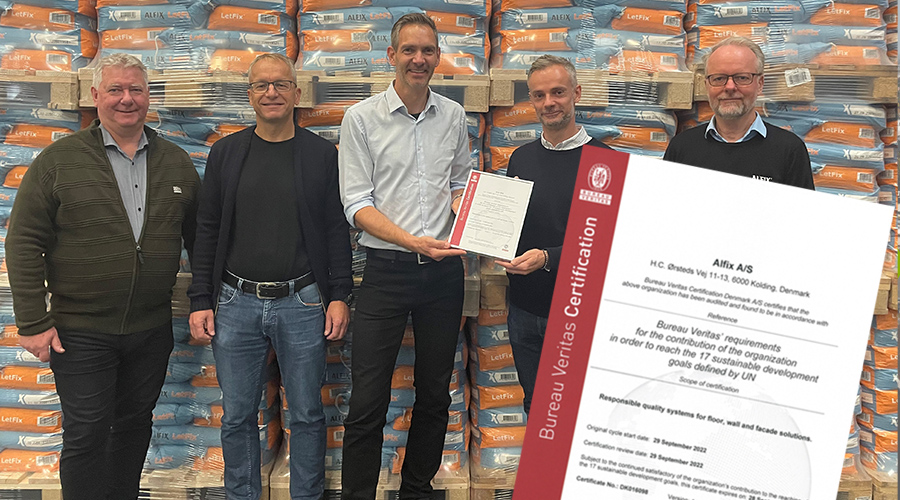 SDG certification for Alfix